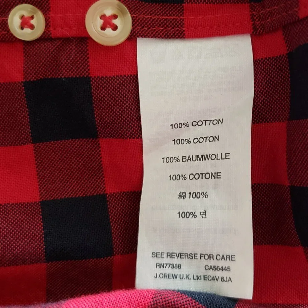 J. Crew 100% cotton